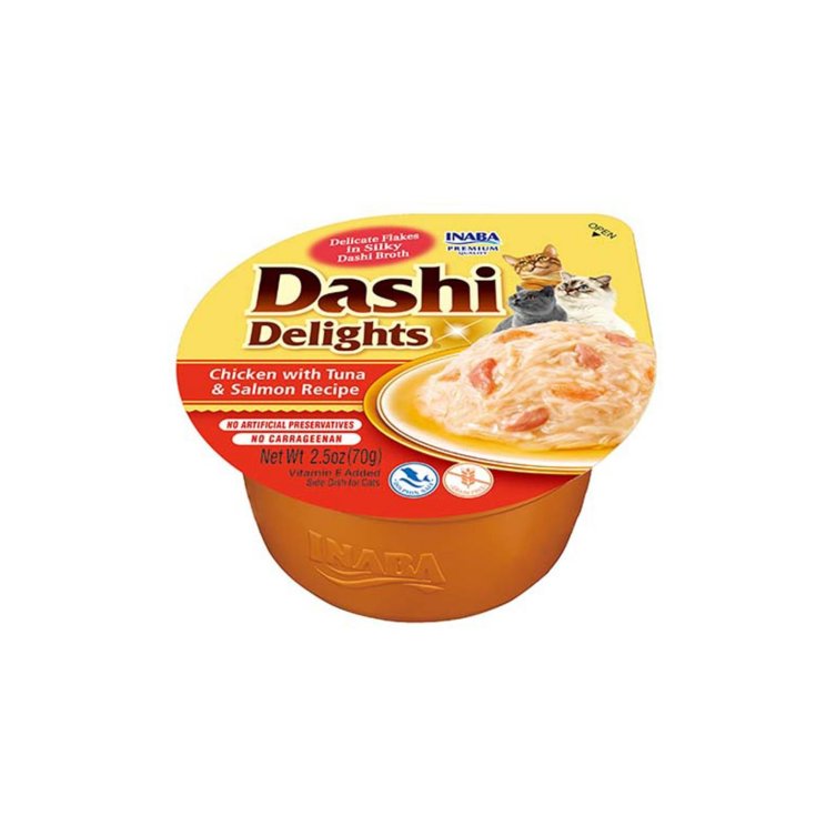 INABA CAT DASHI DELIGHTS POLLO TONNO SAL