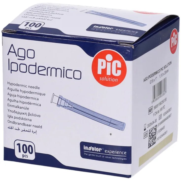 PIC AGO IPODERMICO G19 1 100PZ
