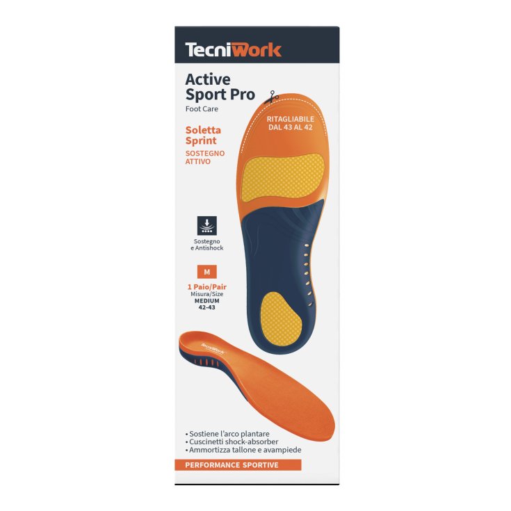 Soletta Active Sport Pro M 42-43 Tecniwork 1 Paio