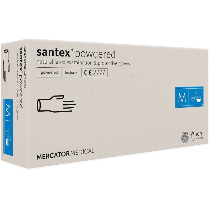 Guanti Lattice con Polvere Tg.M Santex