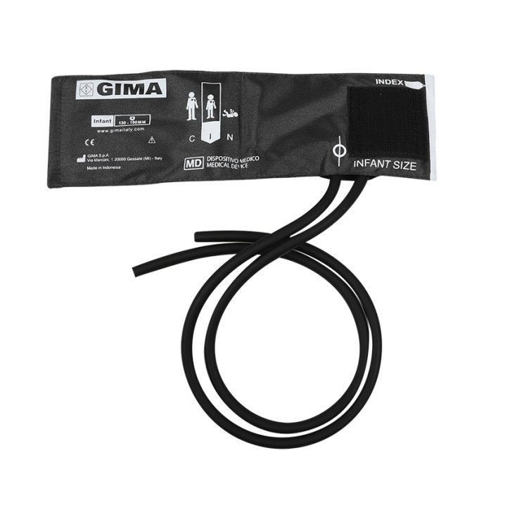 Bracciale Neonato Sfigmo 2tubi GIMA