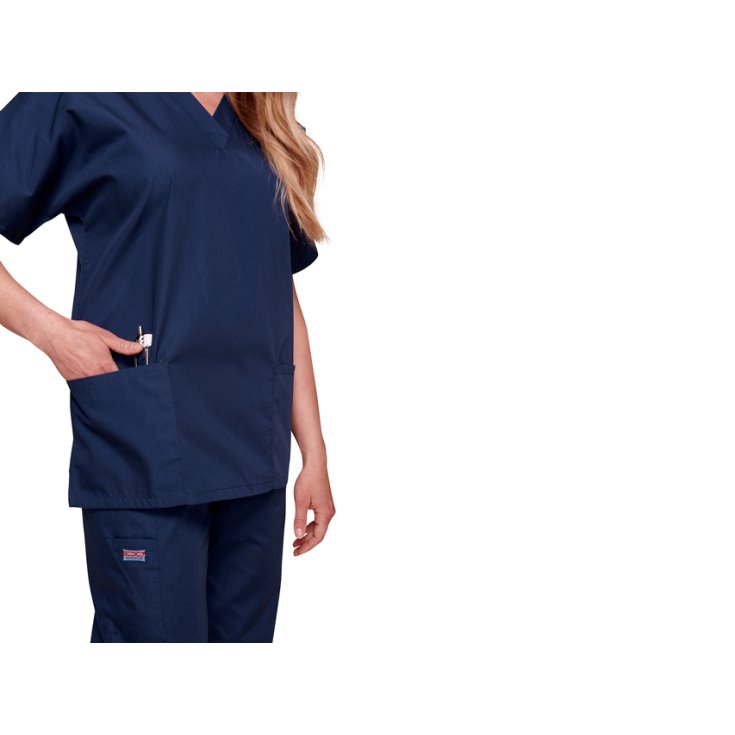 Casacca Scollo A V Cherokee Originals - Donna XS - Blu GIMA