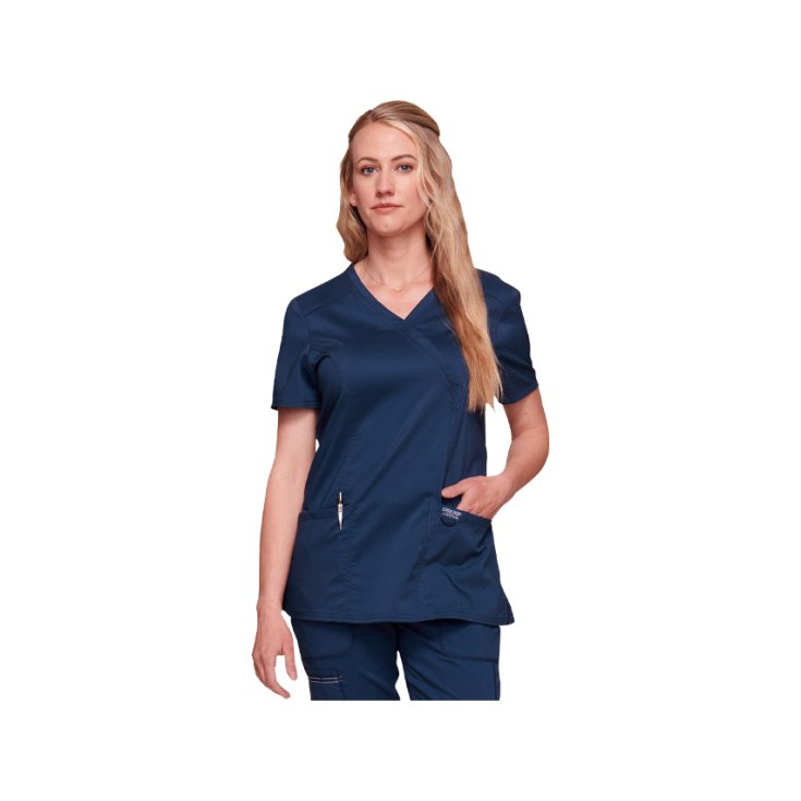 Casacca Finto Incrocio Cherokee Revolution Donna XL Blu GIMA