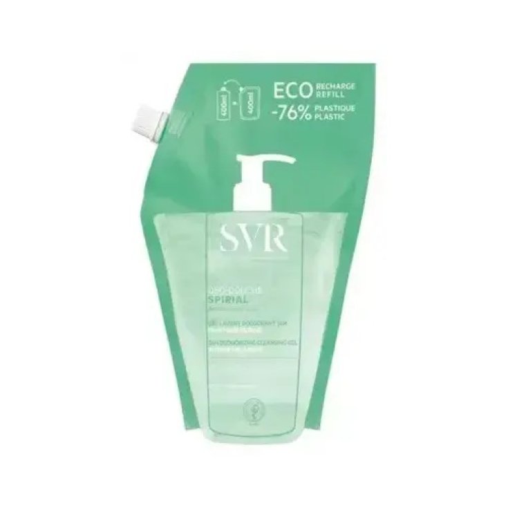 D&eacute;o-Douche Gel Detergente Deodorante 24H Spirial SVR Eco-Refill 400ml