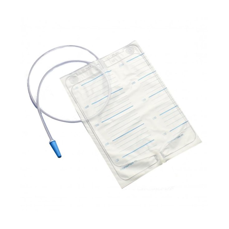 Sacca Urina 2L Senza Rubinetto Tubo 130cm