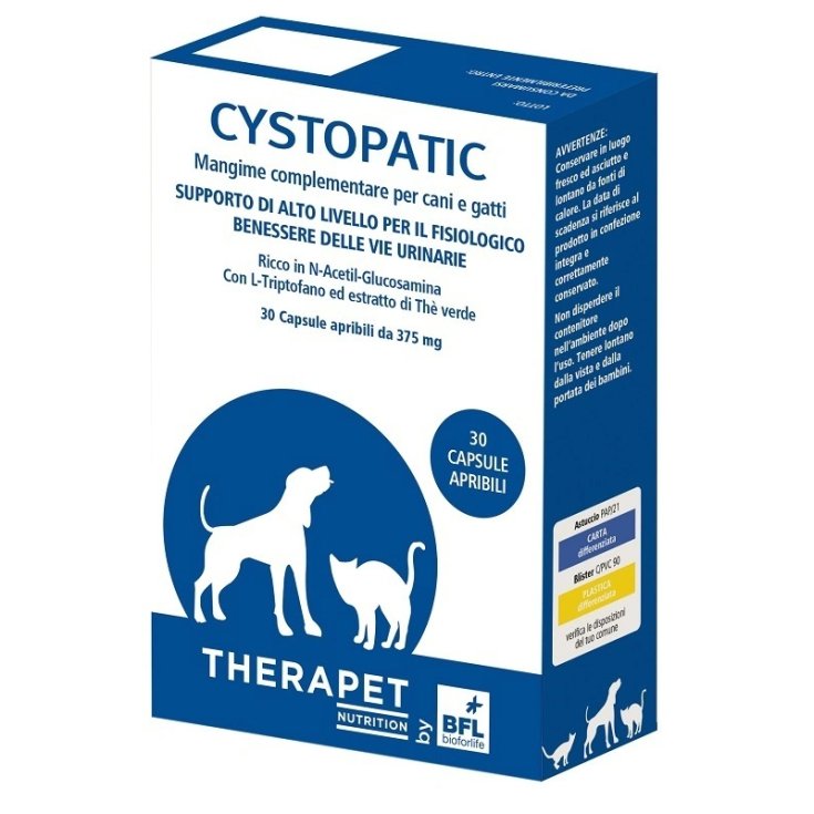 Cystopatic Cani E Gatti Therapet 30 Capsule Apribili