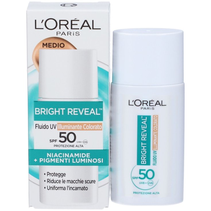 Bright Reveal Fluido UV Illuminante Colorato L'Or&eacute;al Paris 50ml