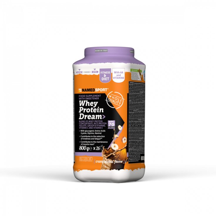 WHEY PROTEIN DREAM Creamy Hazelnut NAMEDSPORT 800g