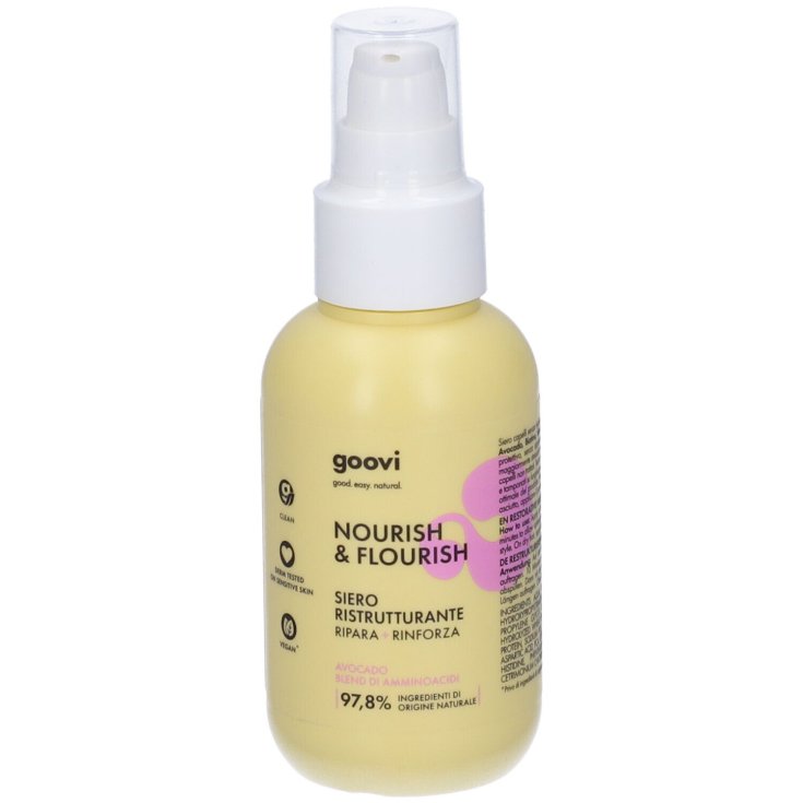 Nourish & Flourish Siero Capelli Ristrutturante Goovi 100ml