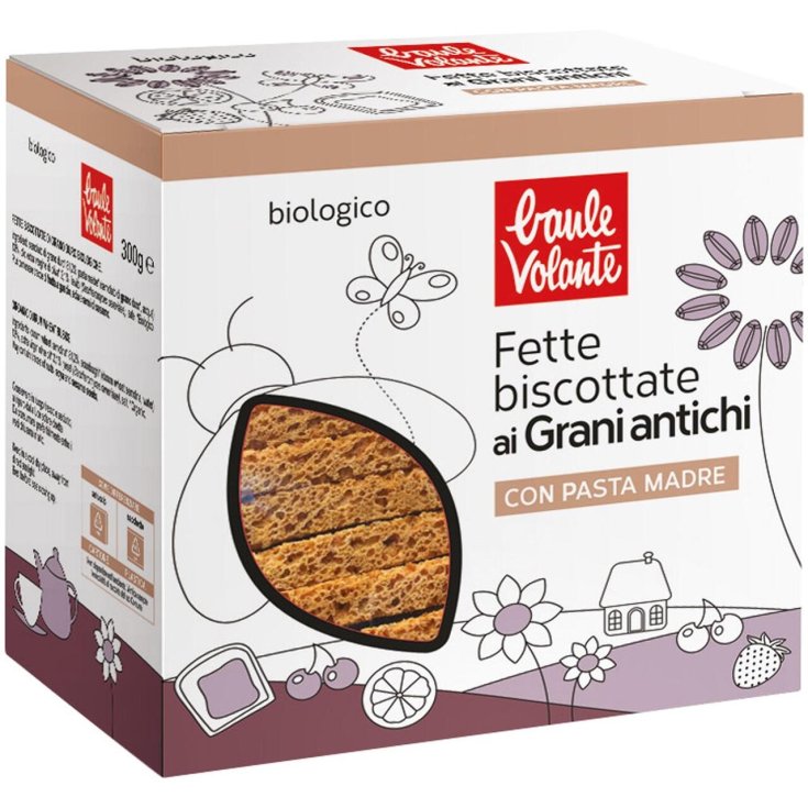 Fette Biscottate ai Grani Antichi Baule Volante 300g