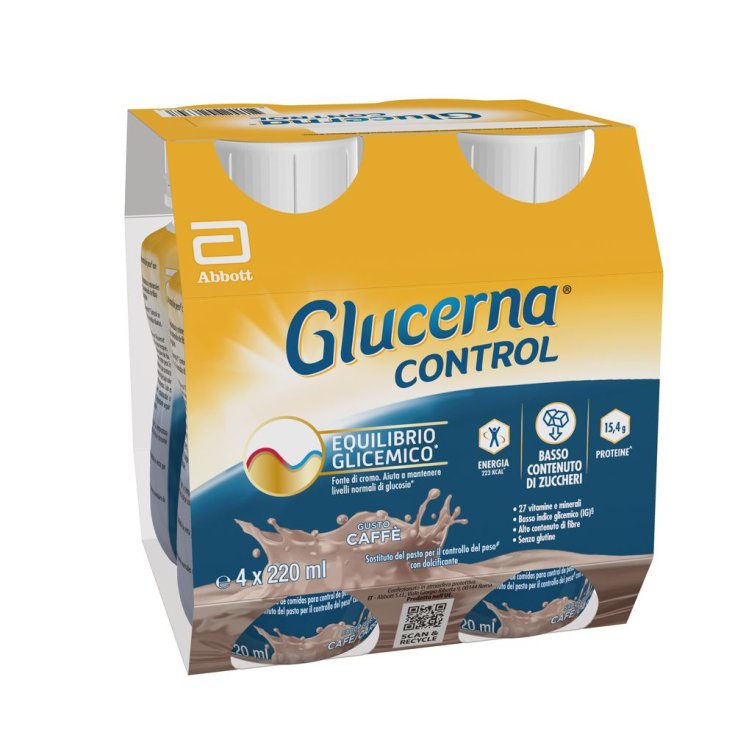 Glucerna Control Caff&egrave; Abbott 4x220ml