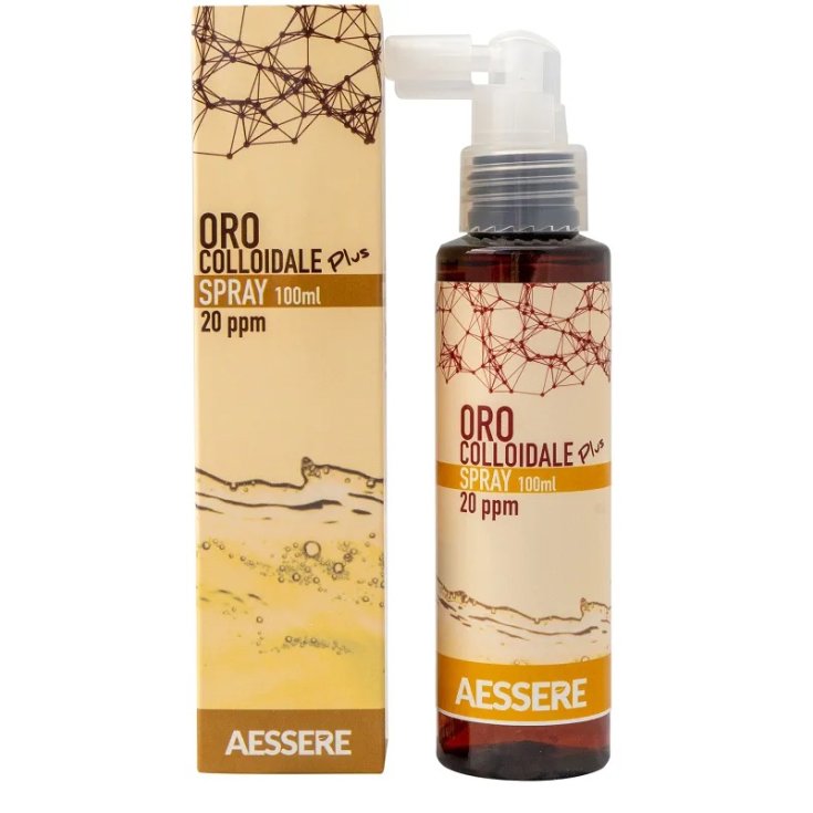 ORO COLLOIDALE&nbsp;PLUS SPRAY 20PPM AESSERE 100ml