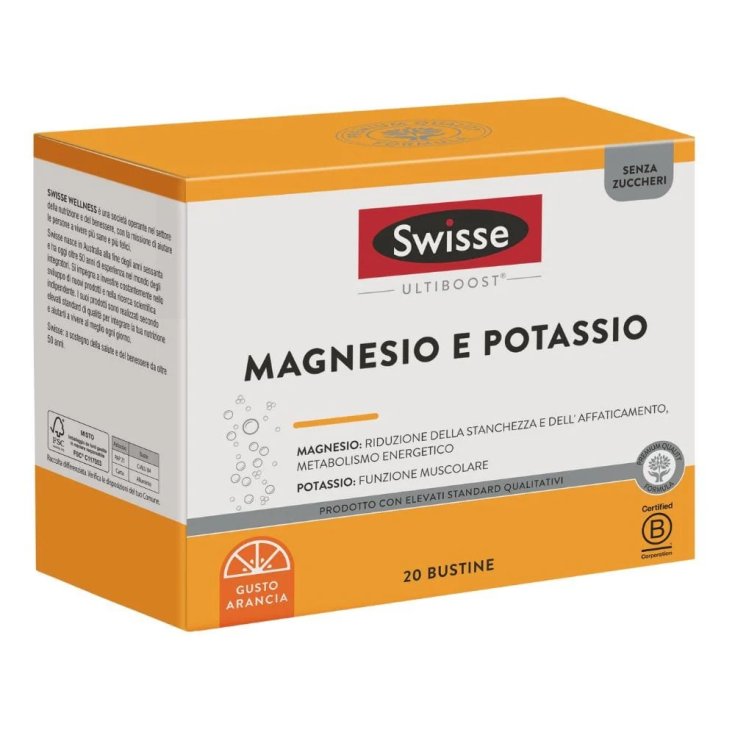 MAGNESIO E POTASSIO Swisse 20 Bustine