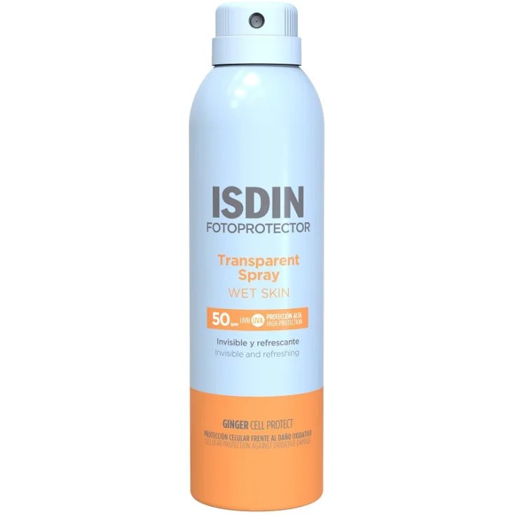 Transparent Spray Wet Skin SPF50 ISDIN 250ml