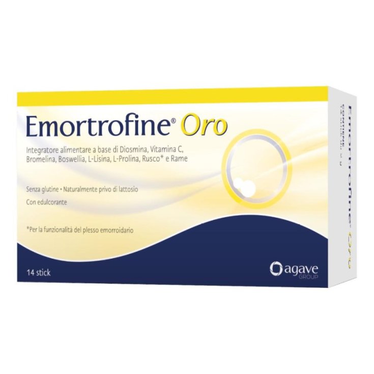 AGAVE Emortrofine Oro Integratore Alimentare per Plesso Emorroidario