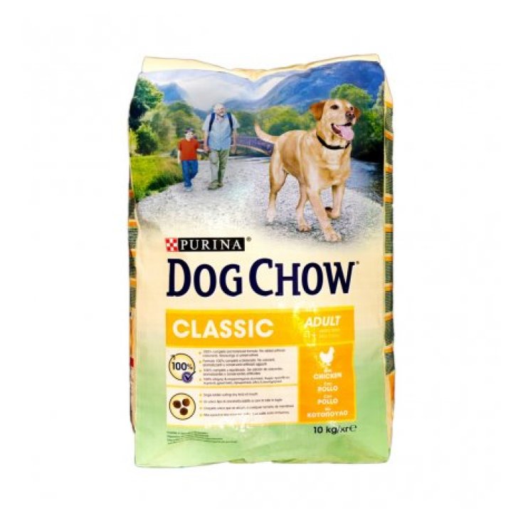 CHOW PARA PERROS CLÁSICO DE POLLO 10KG