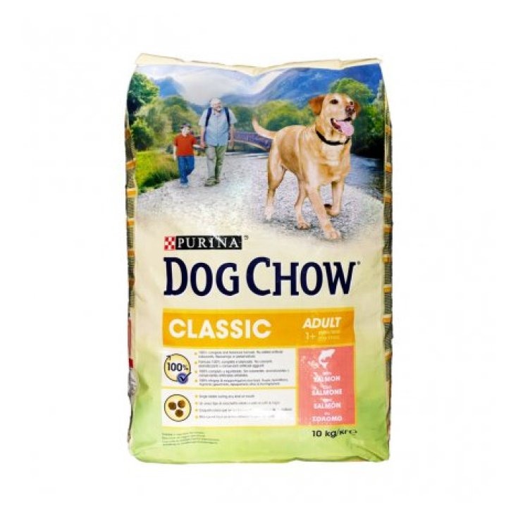 CHOW PARA PERROS CLÁSICO SALMÓN 10KG