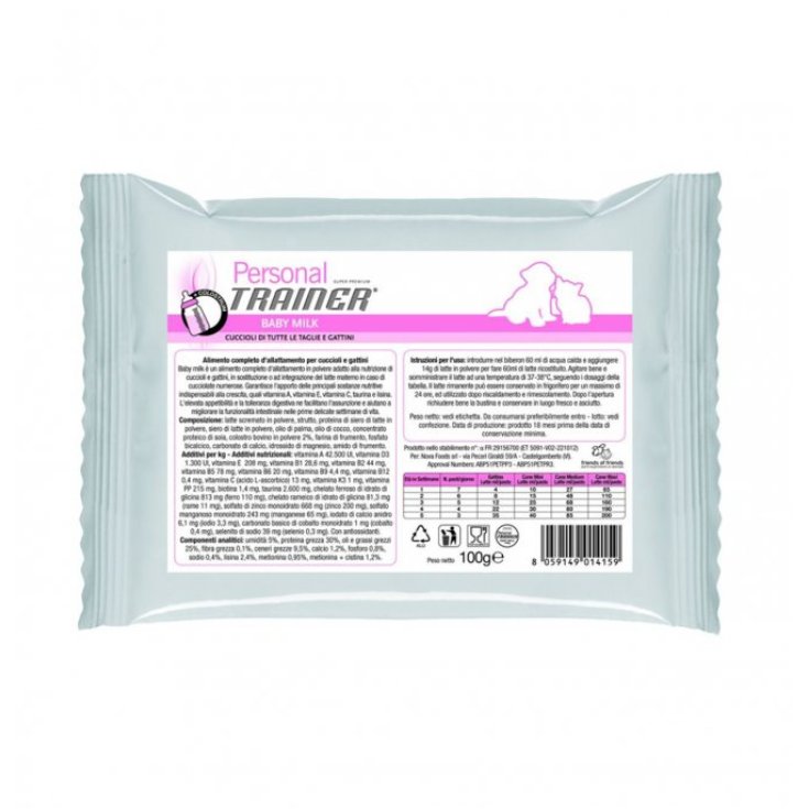 LECHE PARA BEBÉ NATURAL TRAINER 100G