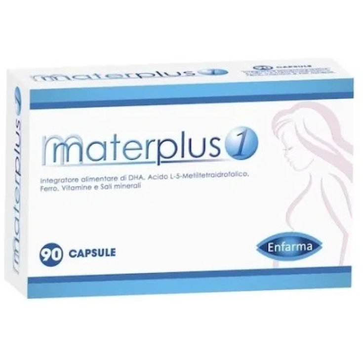 Enfarma Materplus 1 Integratore Alimentare per Gravidanza e Allattamento 90 Capsule