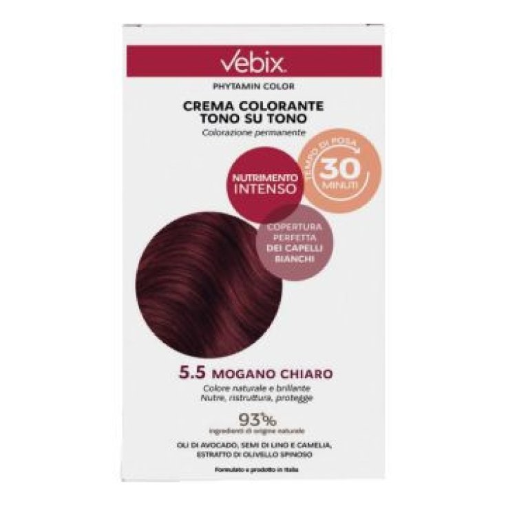 Vebix Phytamin Ph Color 5,5 Mc Mogano Chiaro Flacone Tubo Bustina
