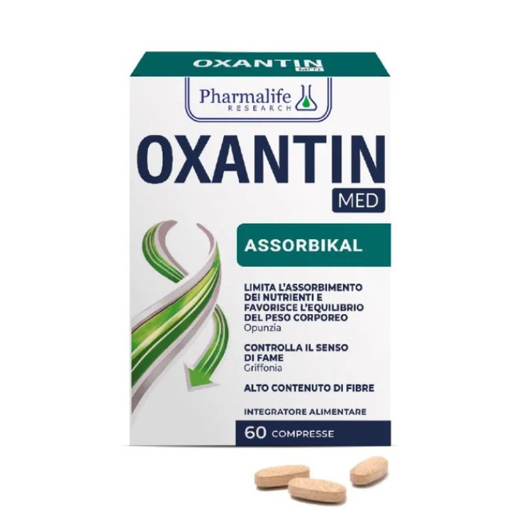 Pharmalife Research Oxantin Med Assorbikal, Integratore per Controllo Peso, 60 Compresse