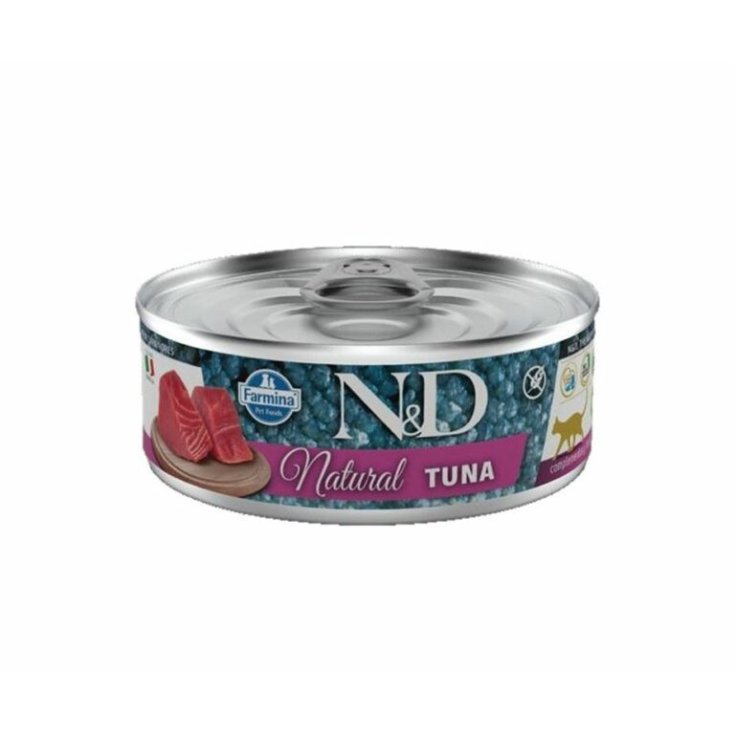N&D CAT NATURAL TUNA 70G