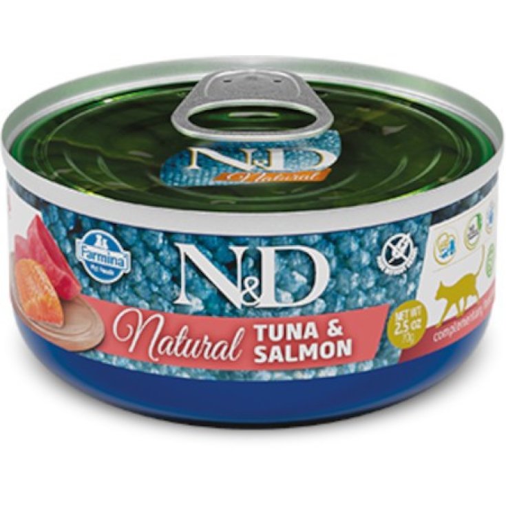 N&D CAT NATURAL TUNA&SALMON70G