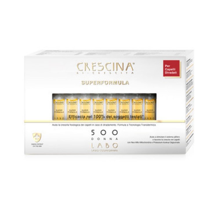 Crescina Ri-Crescita Super Formula 500 Donna 20 Fiale