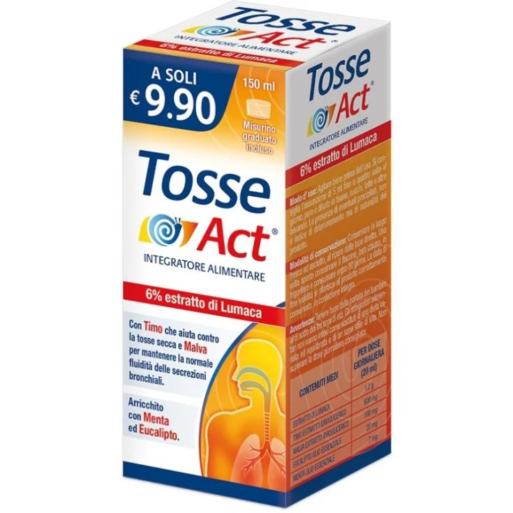 F&f Tosse Act Plus Forte Sciroppo Tosse Secca e Grassa, 150 ml