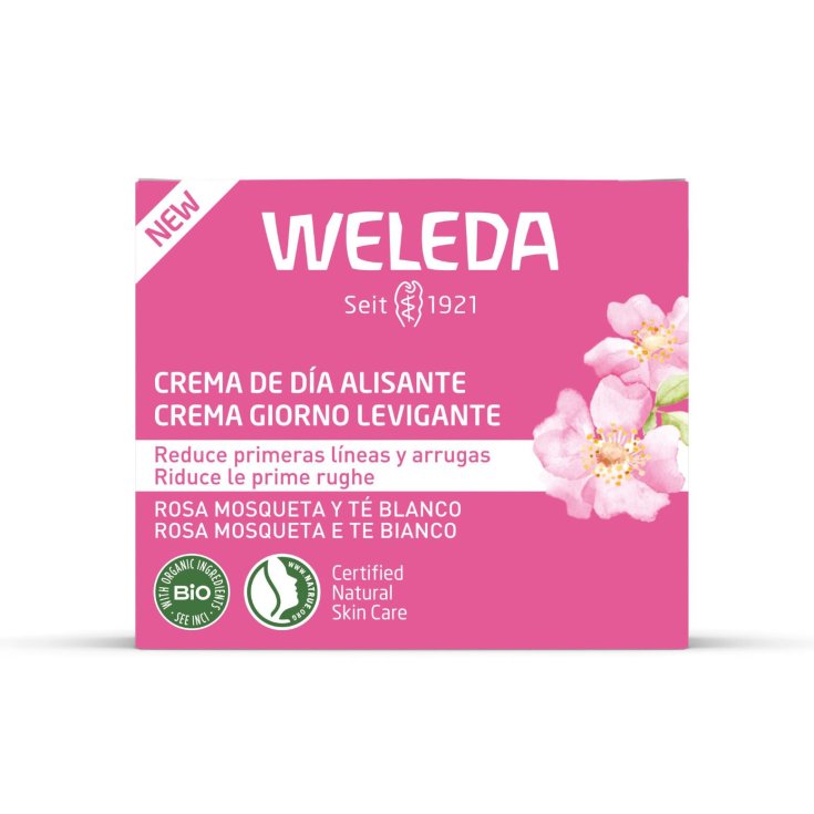 Weleda Crema Giorno Levigante Rosa Mosqueta e Tè Bianco