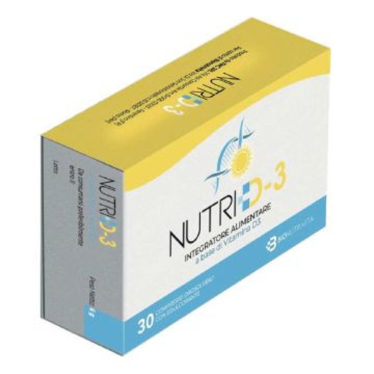 Bionutrivita Nutri D3, 30 Compresse Orosol, Integratore per Ossa e Muscoli