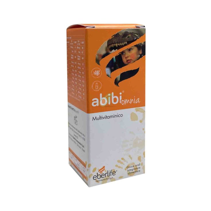 Eberlife Farmaceutici Omnia Gocce Integratore Multivitaminico per Bambini 7,5ml