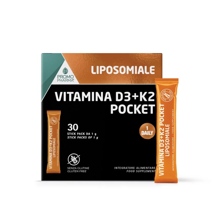 Promopharma Vitamina D3+K2 Liposomiale, 30 Stick Orosolubili