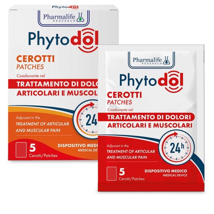 Pharmalife Research Phytodol Cerotti per Dolori Muscolari e Articolari, 5 Pezzi