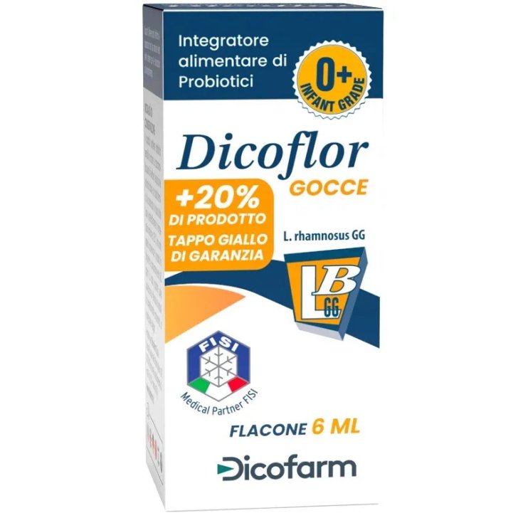 Dicoflor Gocce Integratore Probiotici, 6 ml