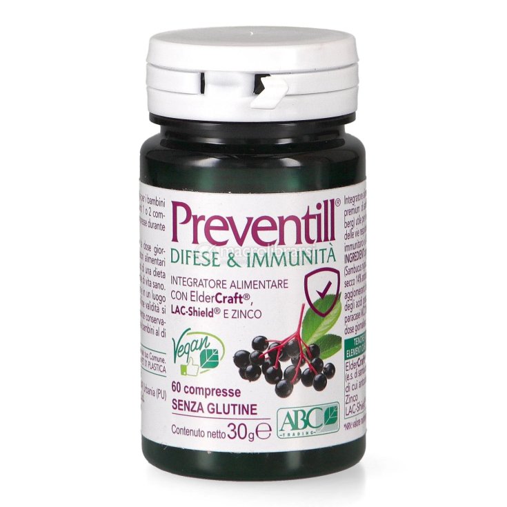 A.B.C. Trading Srl Preventill Difese e Immunit&aacute; Integratore 60 Compresse