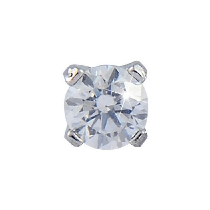 Mast Industria Italiana Orecchino Tiffany Cubico 2mm Cristallo