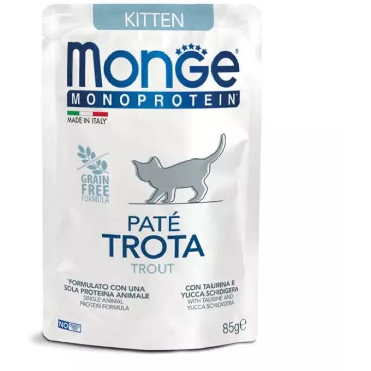 MONGE CAT KITTEN PATE TROTA85G