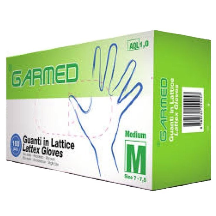 GUANTE LATEX EN POLVO L 100UNDS