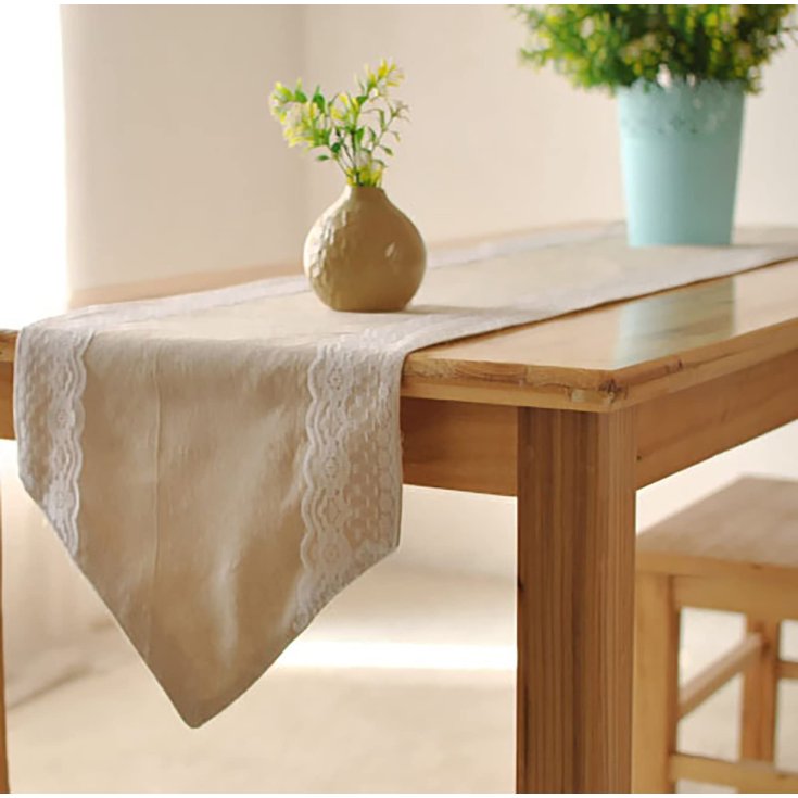 Runner Decor Brush Strokes Azafrán 1 Pieza