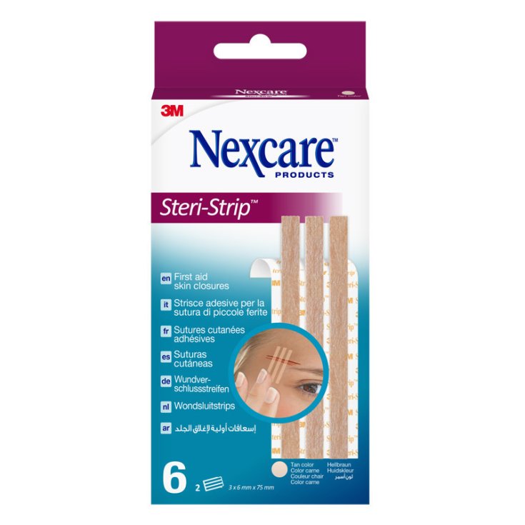 Nexcare Steri Strip Carne 6x75 mm