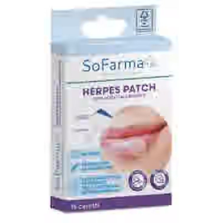 Sofarmapi&ugrave; Cerotto Herpes Labiale con Acido Ialuronico, 15 Pezzi