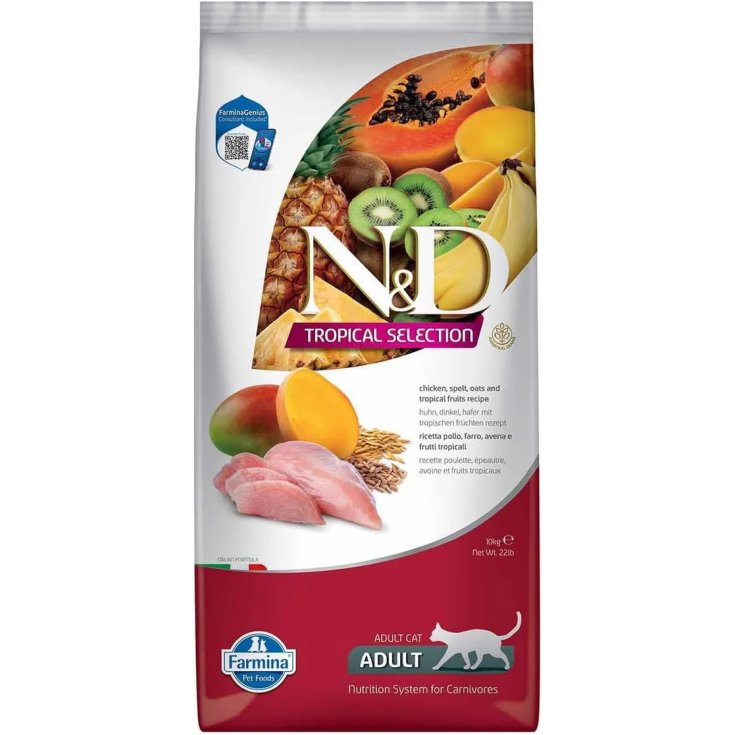 N&D CAT TROP S CHK NEU 10KG