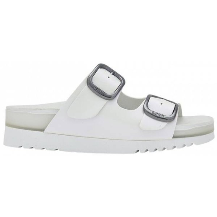 Scholl's Vally Synthetic Iridescent W Green Sandal Size 37