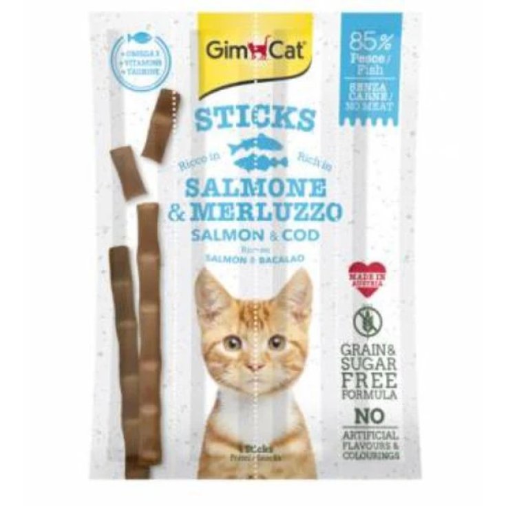 GIMCAT STICKS SALMONE&MERLUZ