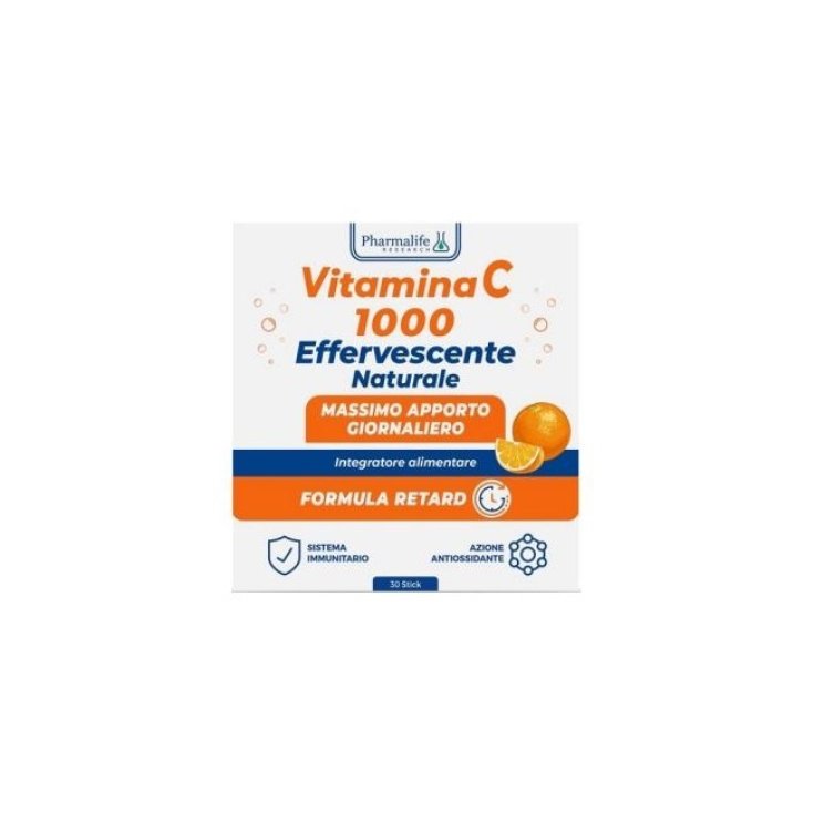 Pharmalife Research Vitamina C 1000 Effervescente Naturale 30 Stick