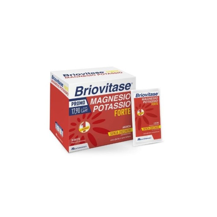 Briovitase Forte Arancia Integratore Magnesio Potassio 30 Bustine