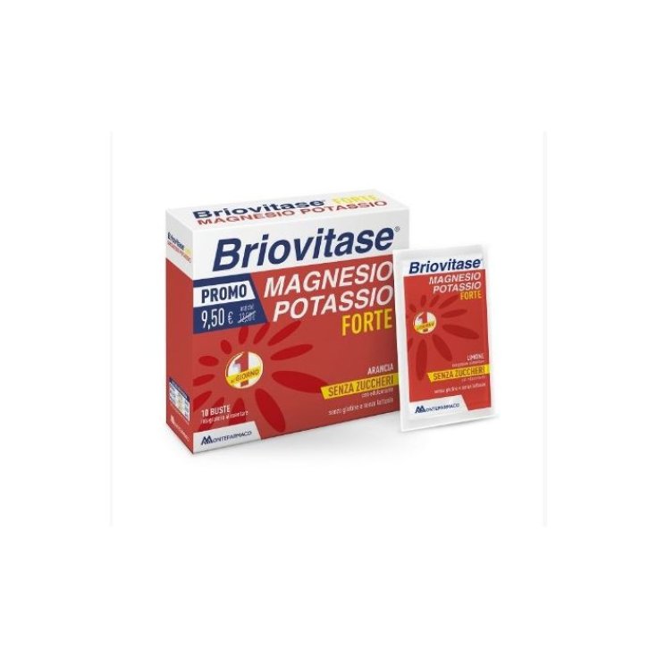 Briovitase Forte Arancia Integratore Magnesio Potassio 10 Bustine
