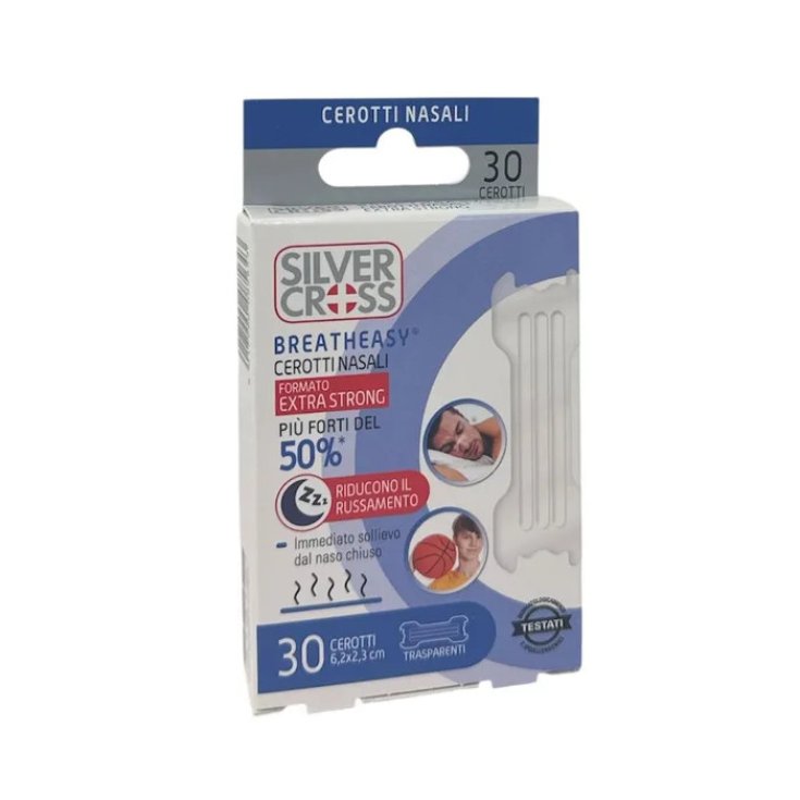 Silver Cross Cerotti Nasali Extra Traspiranti Comifar 30 Pezzi