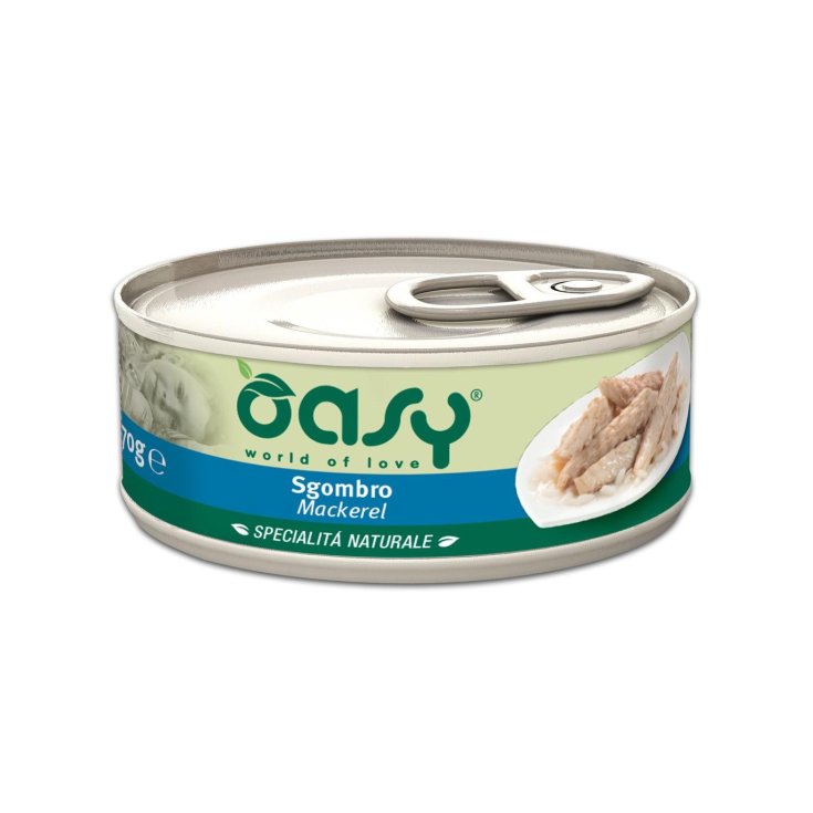 OASY GATO HÚMEDO CABALLA 70G LECHE